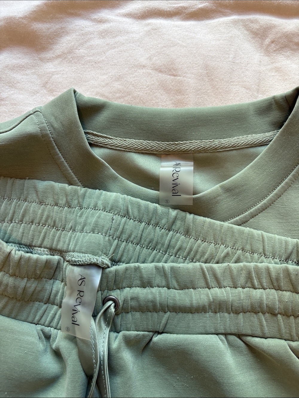 Altar'd State Olive Green Athletic Matching Set - Picture 7 of 7